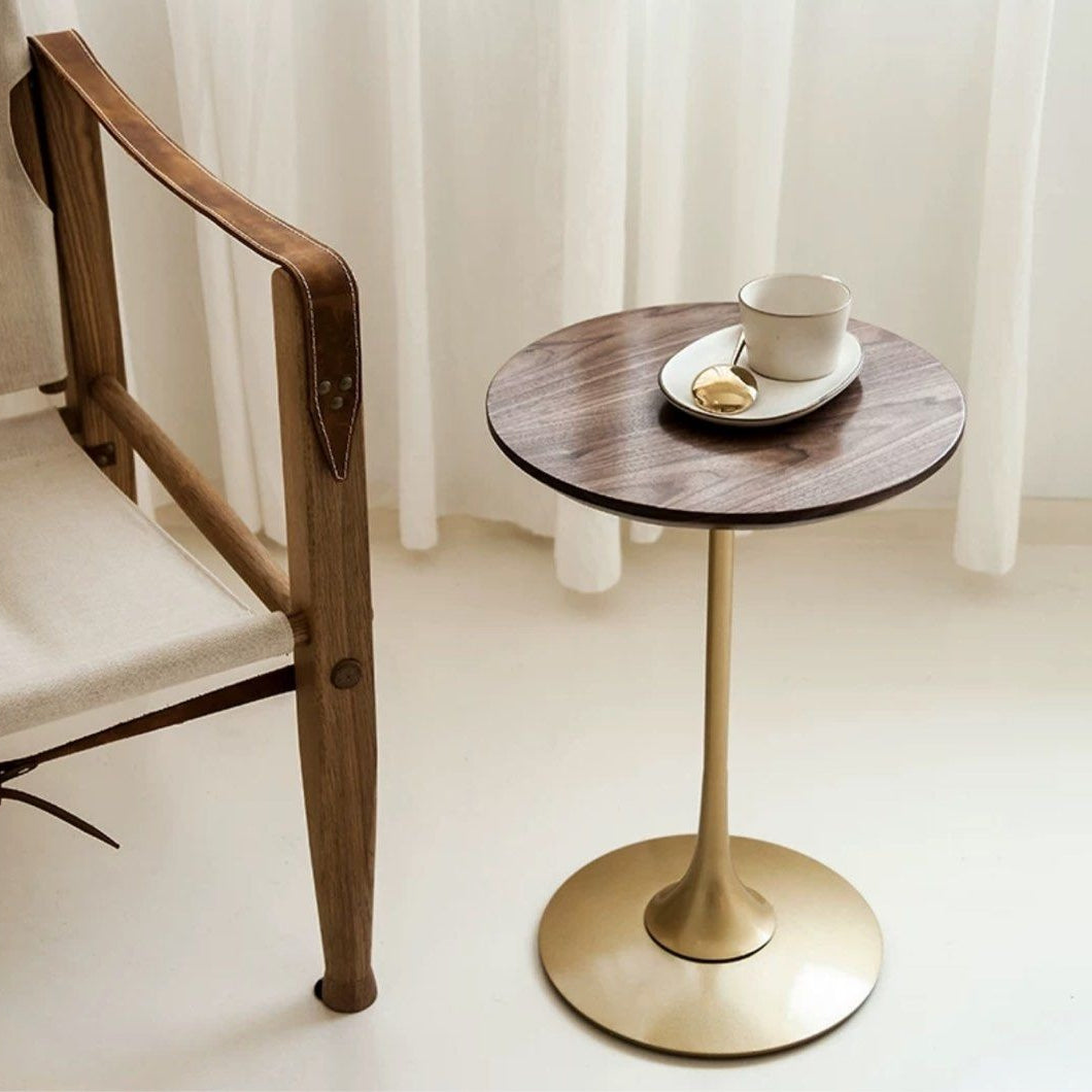 LELITH Minimalist Wood Side Table