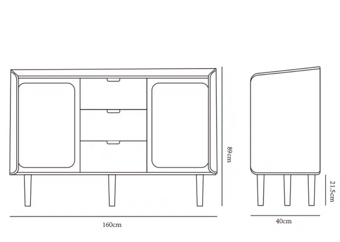 TONI Rustic Sideboard