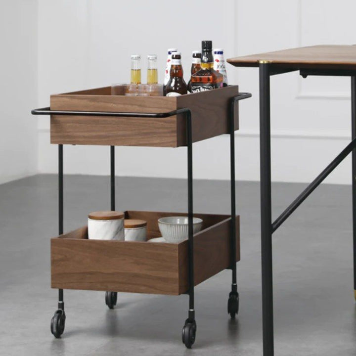 DRISM Wood Kitchen Trolley