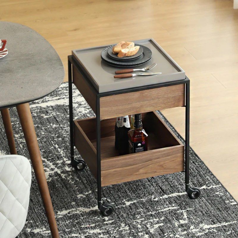 DRISM Wood Kitchen Trolley