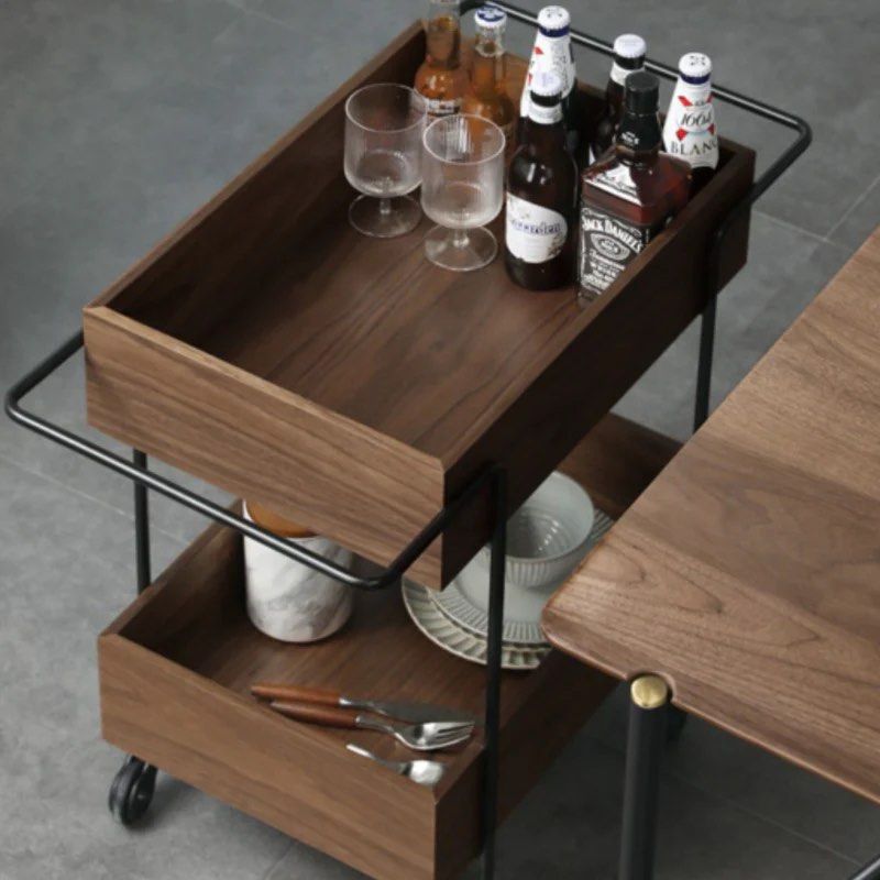 DRISM Wood Kitchen Trolley