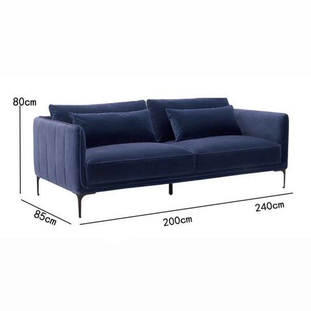 TIVARO Modern Velvet Sofa