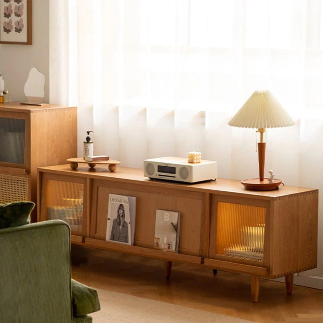 KYMA Solid Wood Tv Stand
