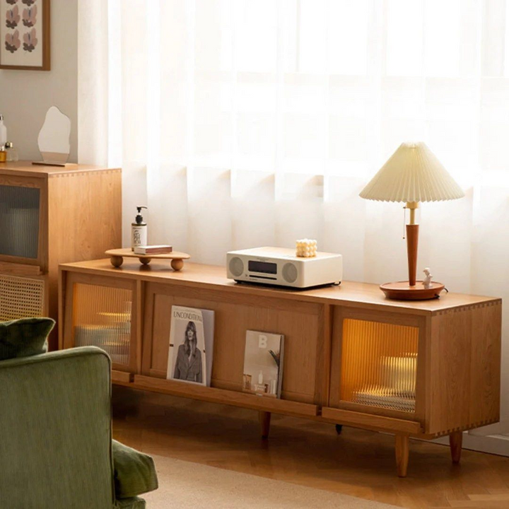 KYMA Solid Wood Tv Stand