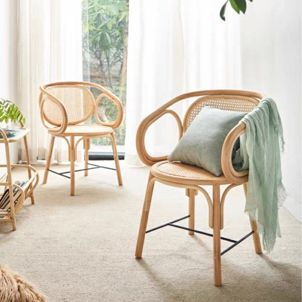 KAILANI Rustic Rattan Dining Table
