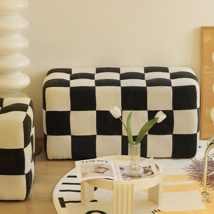 FABIO Checkerboards Ottoman