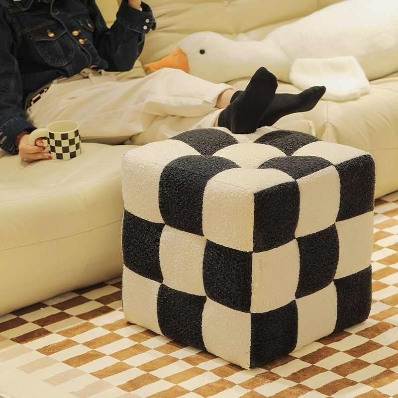 FABIO Checkerboards Ottoman