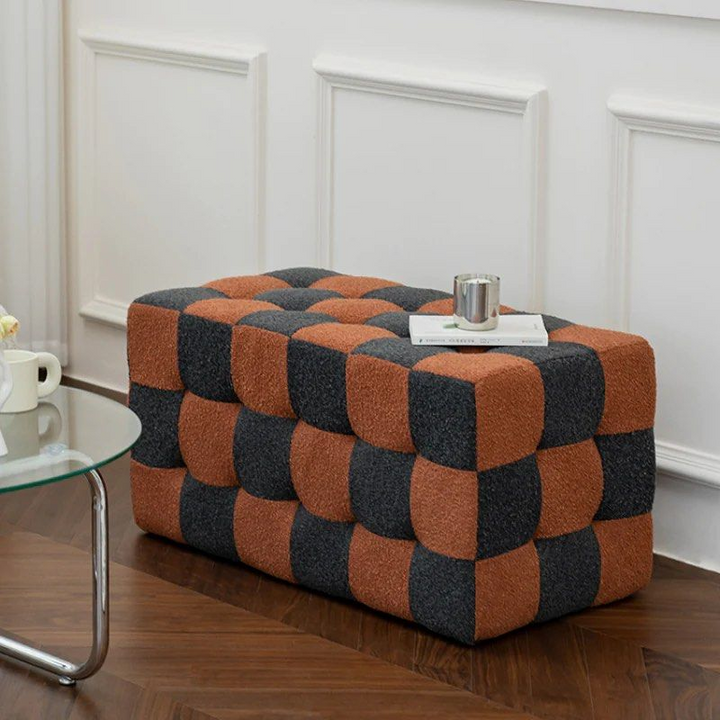 FABIO Checkerboards Ottoman
