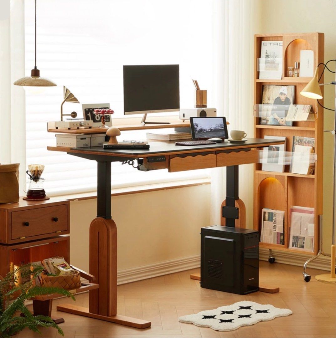 MALCOLM Electric Adjustable Height Study Table