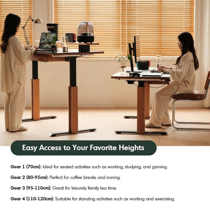 MALCOLM Electric Adjustable Height Study Table