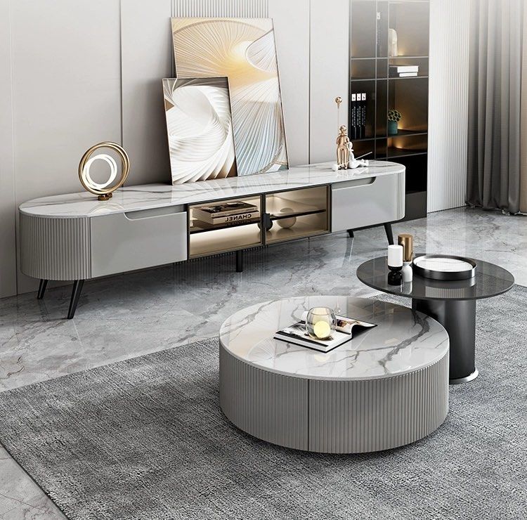 BANE Modern Sintered Stone TV Console