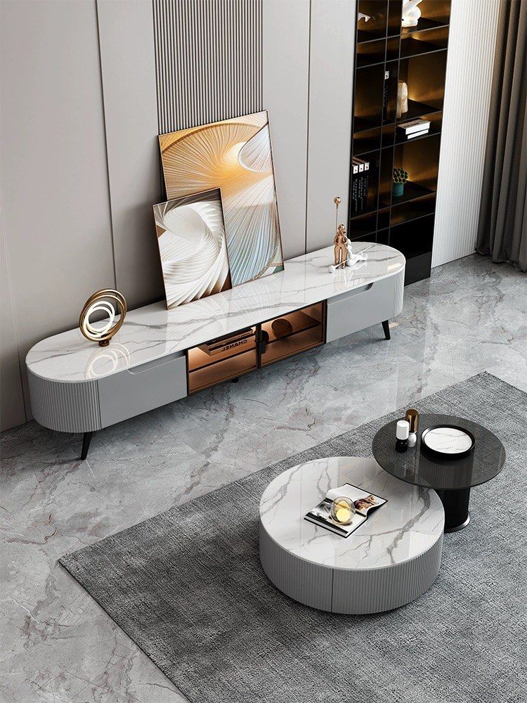 BANE Modern Sintered Stone TV Console