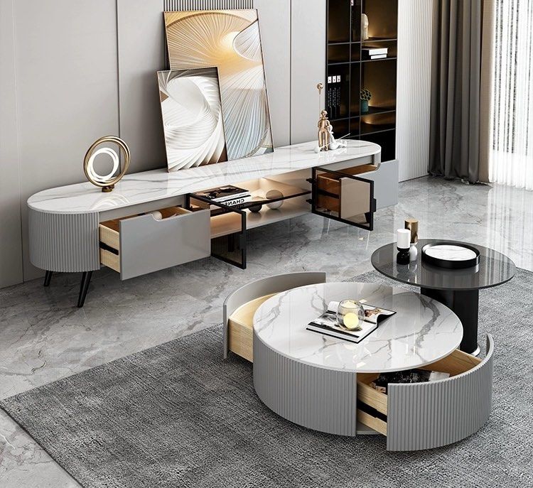 BANE Modern Sintered Stone TV Console