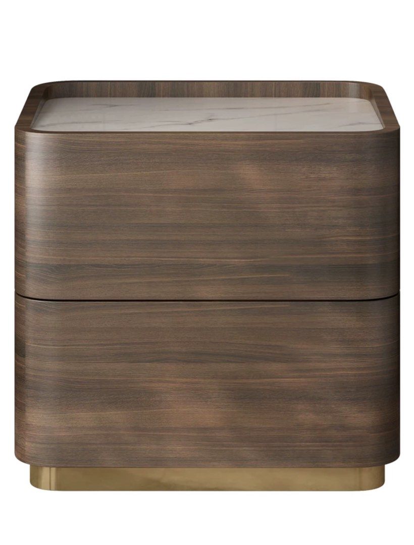 DUXTON Walnut Bedside Table