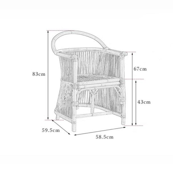 KELON Wicker Outdoor Chair