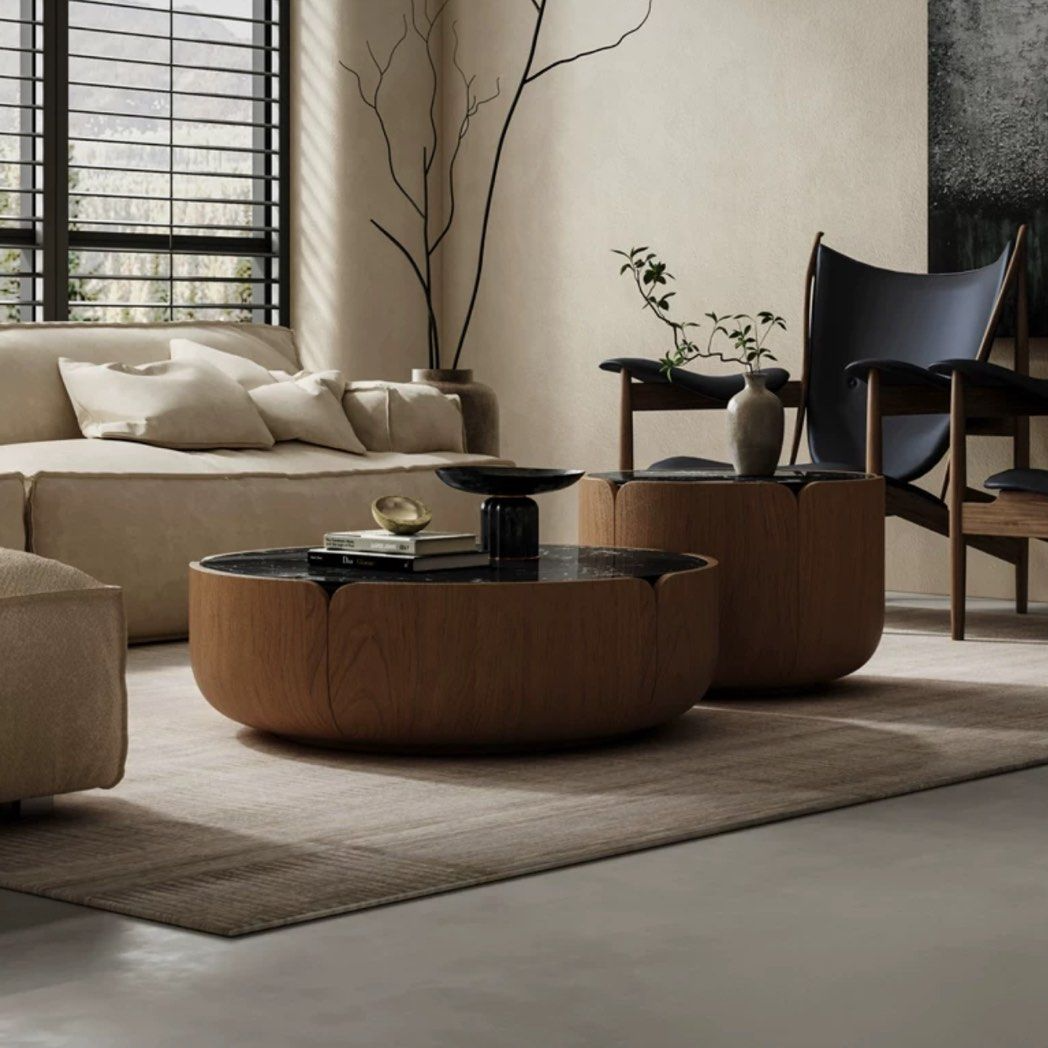 PEARSON Modern Marble Coffee Table