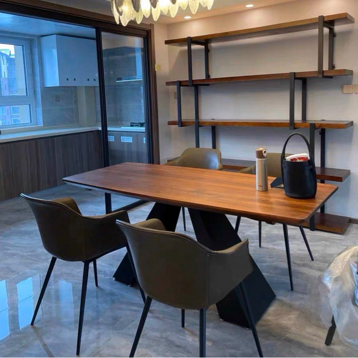 FRAZIER Walnut Wood Dining Table