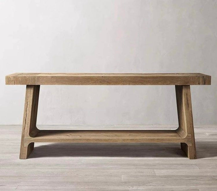LAVINIA Vintage Solid Wood Console Table