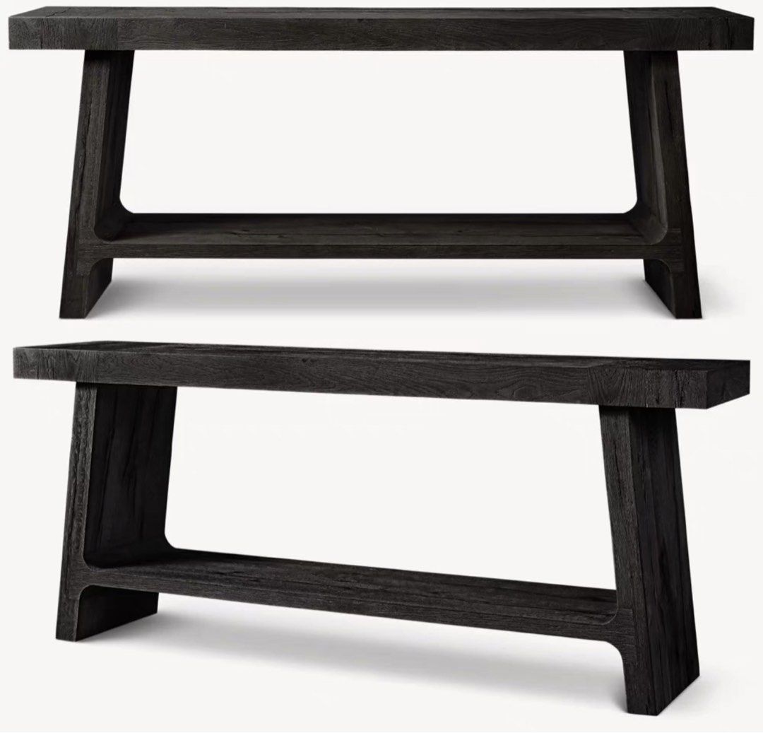 LAVINIA Vintage Solid Wood Console Table