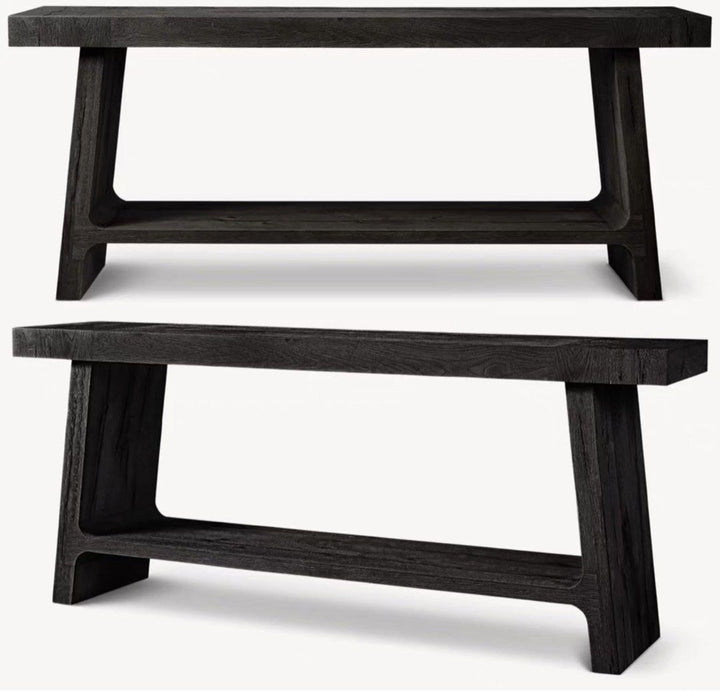 LAVINIA Vintage Solid Wood Console Table