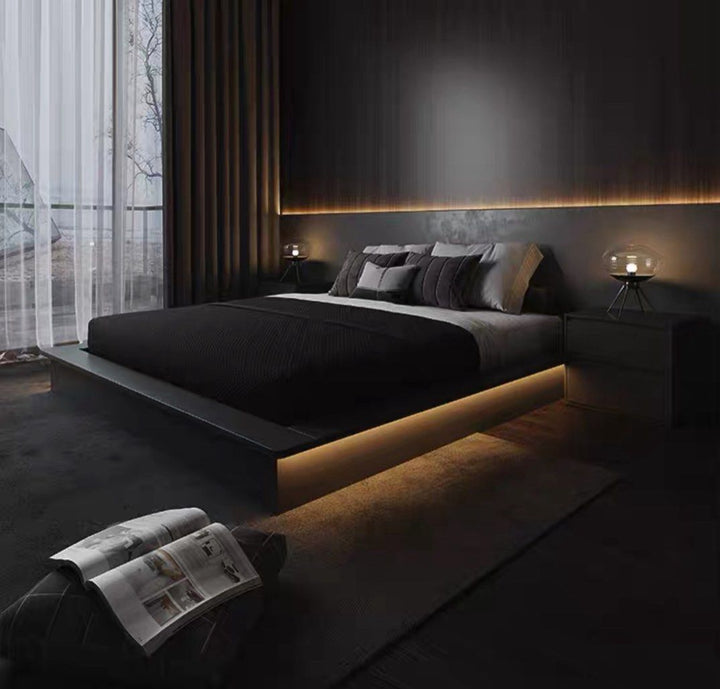 EFFELA Modern LED Bedframe