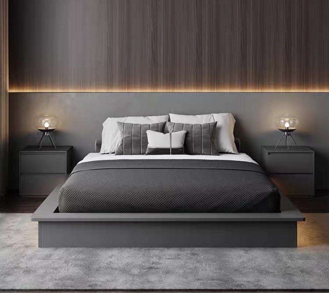 EFFELA Modern LED Bedframe