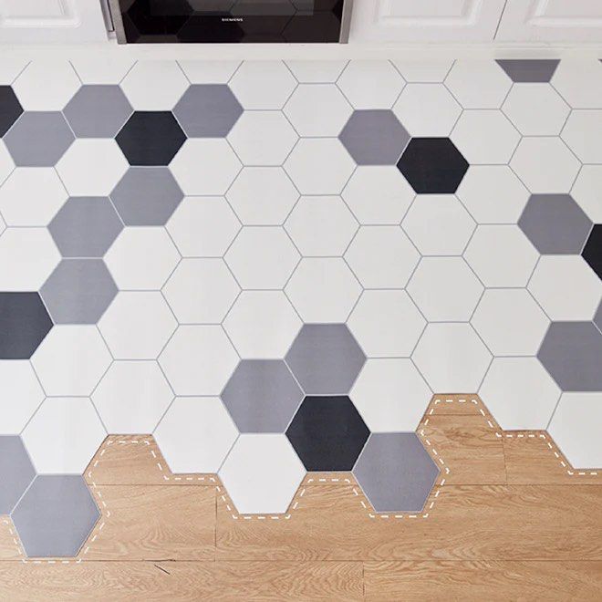 ELEMENT Hexagon Kitchen Mat