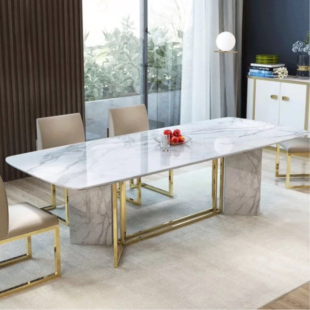 PRYOR Modern Marble Dining Table