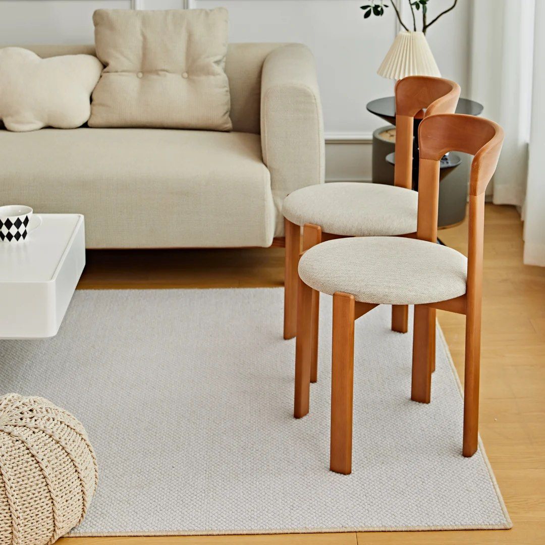 MALGUS Solid Wood Dining Chair (Set of 2)