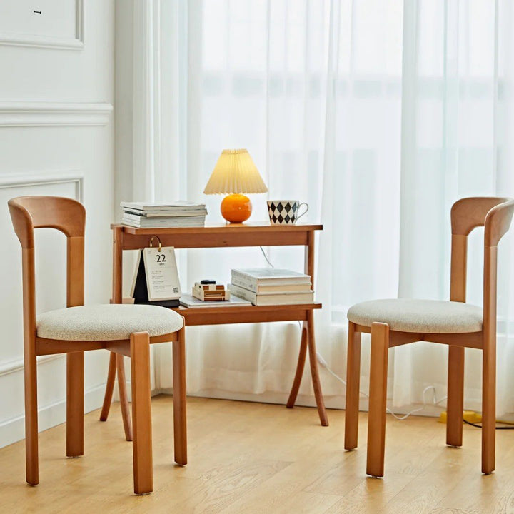 MALGUS Solid Wood Dining Chair (Set of 2)