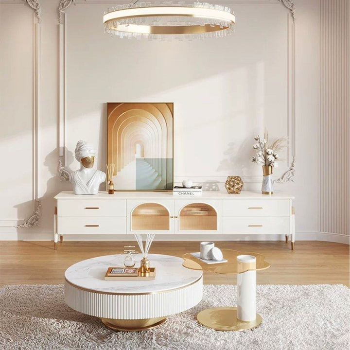 KIRAN Modern Rotatable Coffee Table
