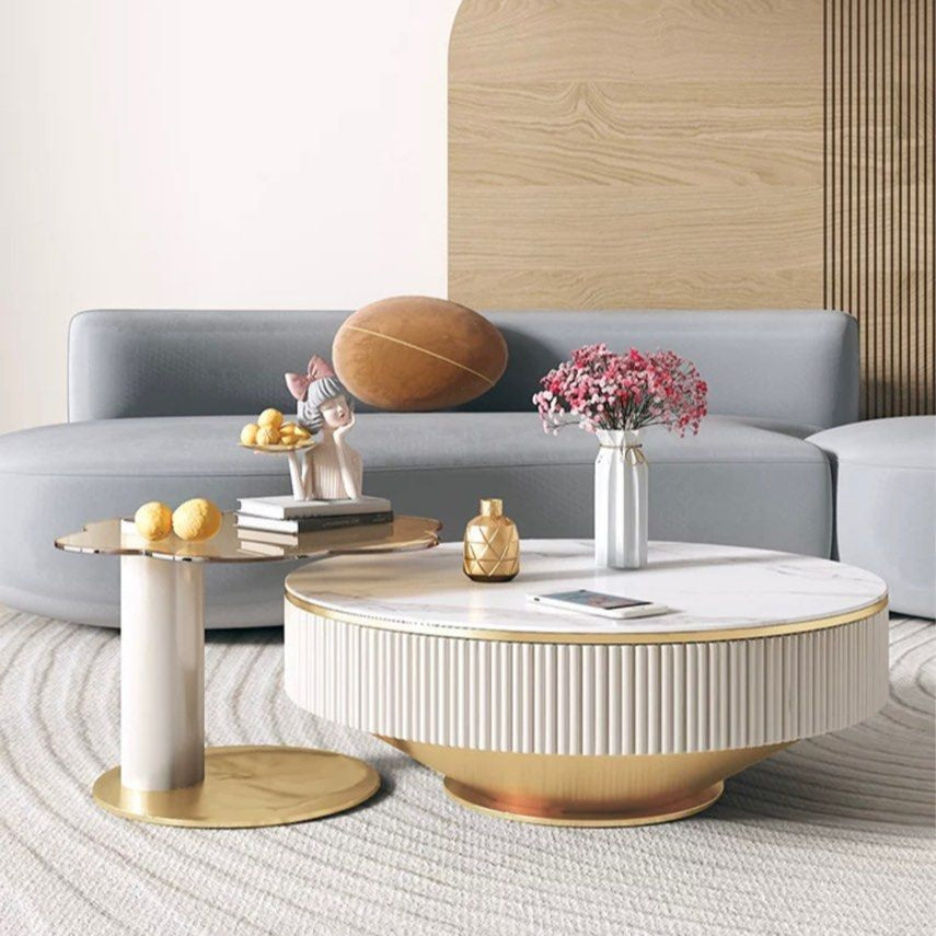 KIRAN Modern Rotatable Coffee Table