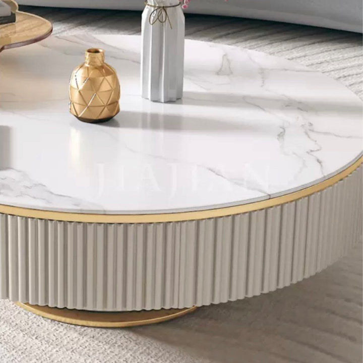KIRAN Modern Rotatable Coffee Table