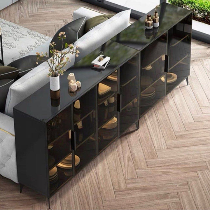ANGELES Modern Glass Sideboard