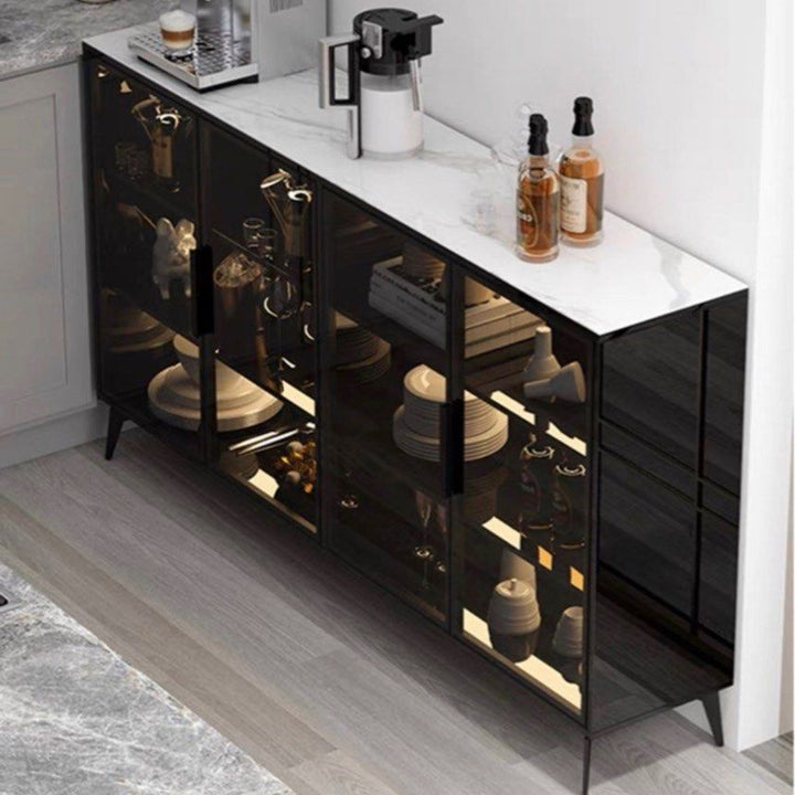 ANGELES Modern Glass Sideboard