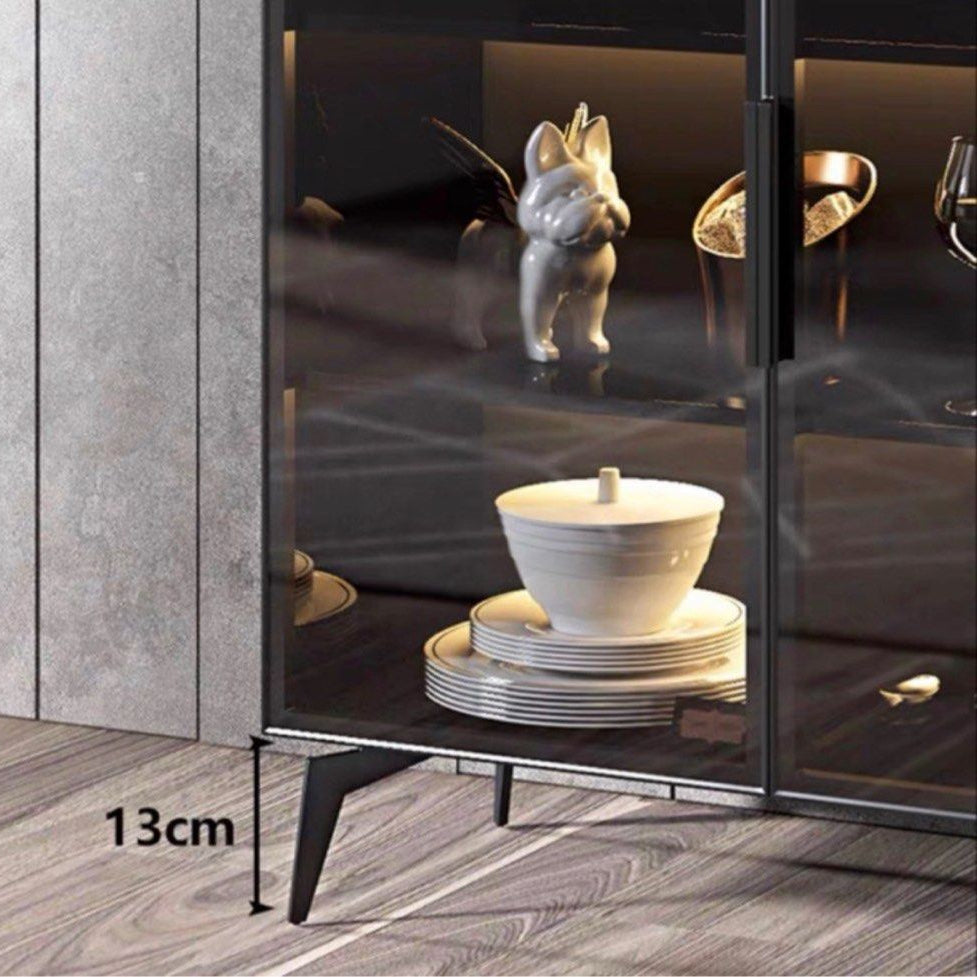 ANGELES Modern Glass Sideboard