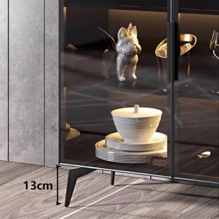 ANGELES Modern Glass Sideboard
