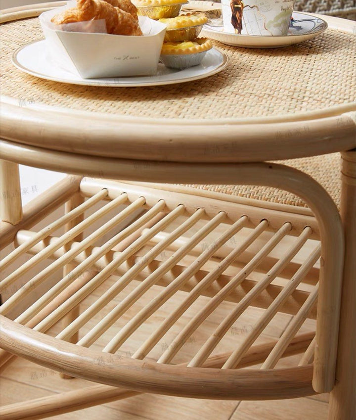TAMSYN Japandi Rattan Bench