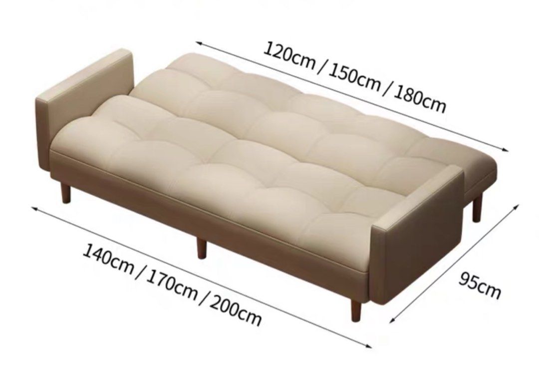 SERLUNA Modern Sofa Bed