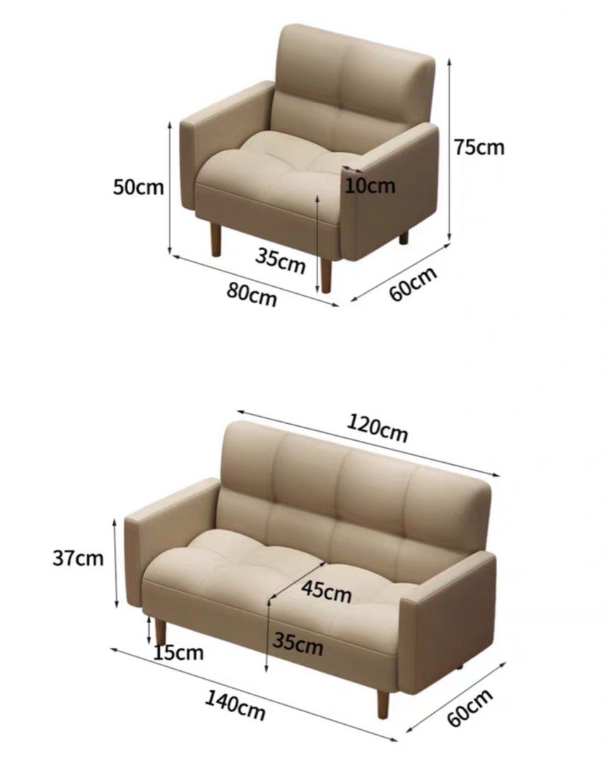 SERLUNA Modern Sofa Bed