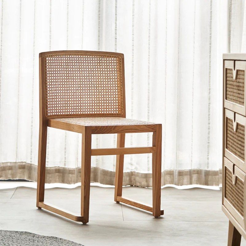 ZANNAH Vintage Rattan Dining Chair