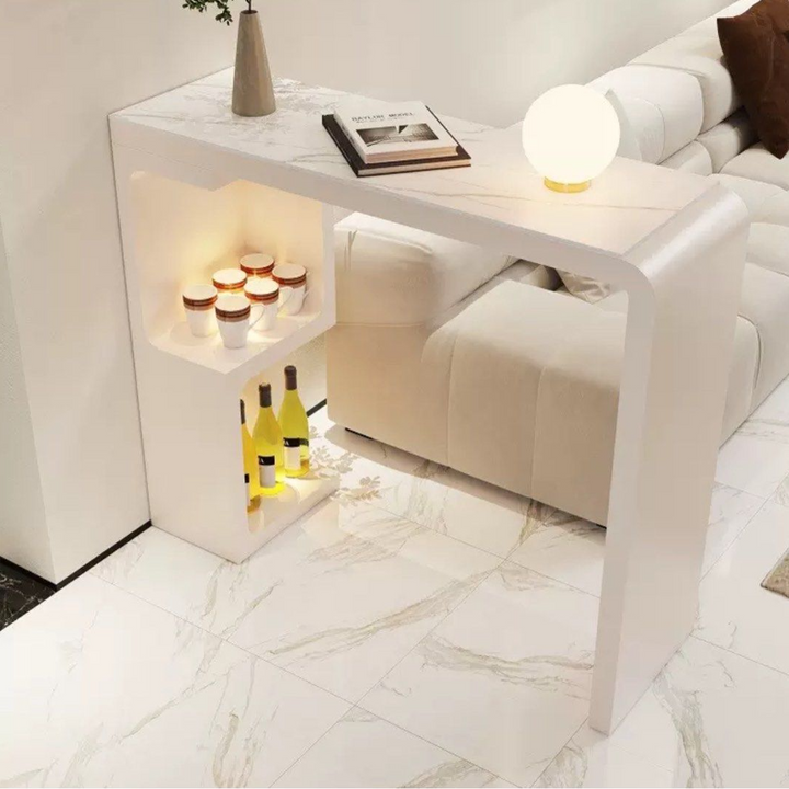 EMBER Modern Bar Table With Storage