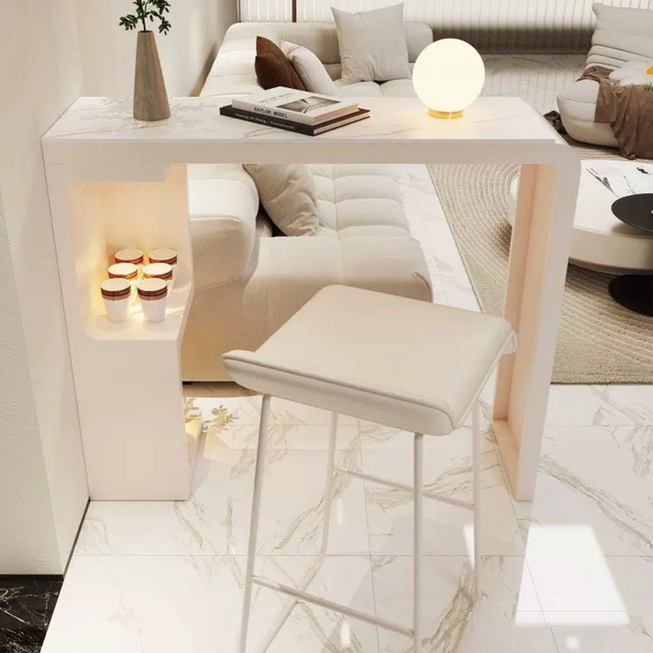 EMBER Modern Bar Table With Storage