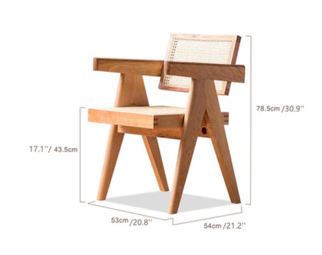 ESCEC Solid Wood Armchair