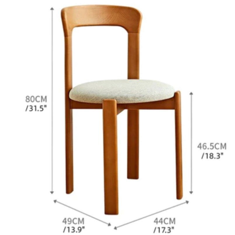 VOSSA Solid Wood Dining Chair (Set of 2)