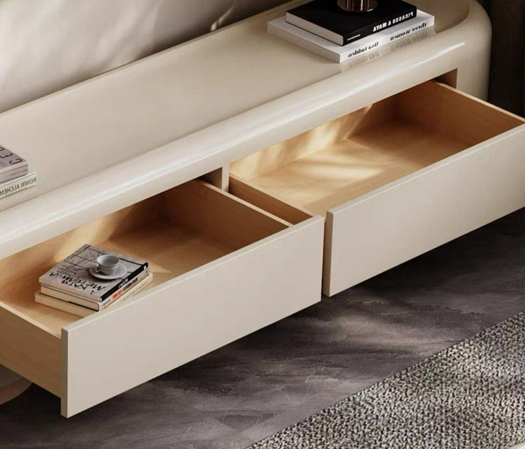 TEMMIN Japandi TV Console & Coffee Table