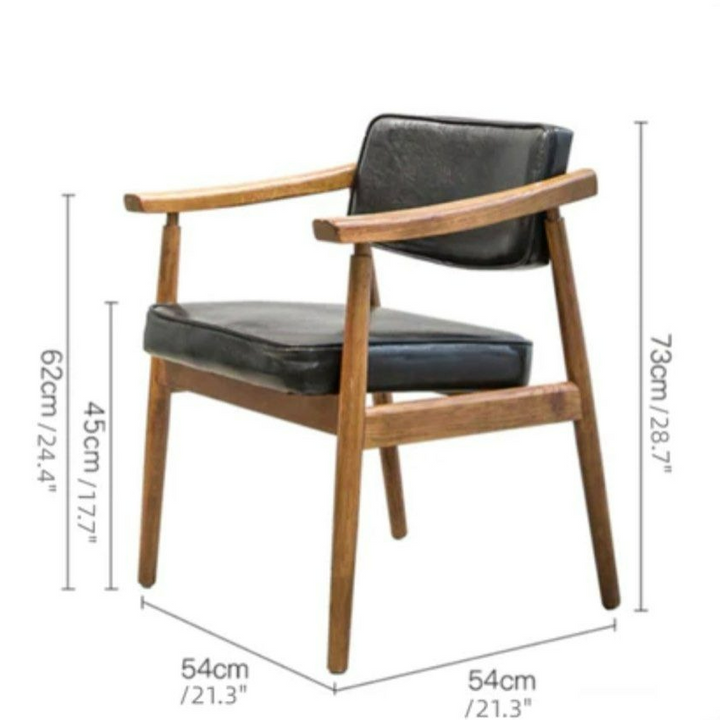 WINIFRED Upholstered Solid Wood Armchair