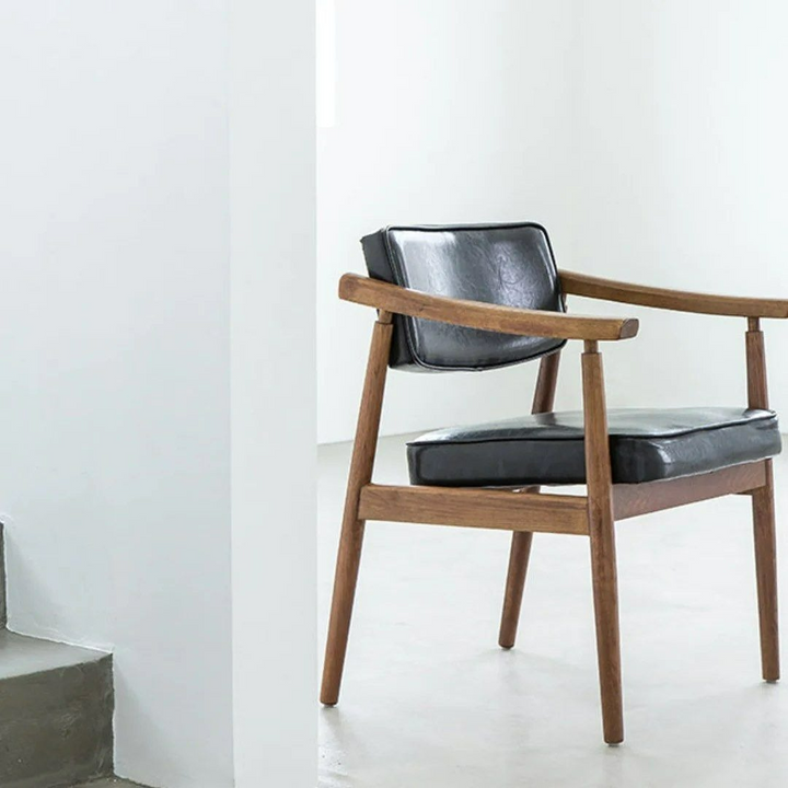 WINIFRED Upholstered Solid Wood Armchair