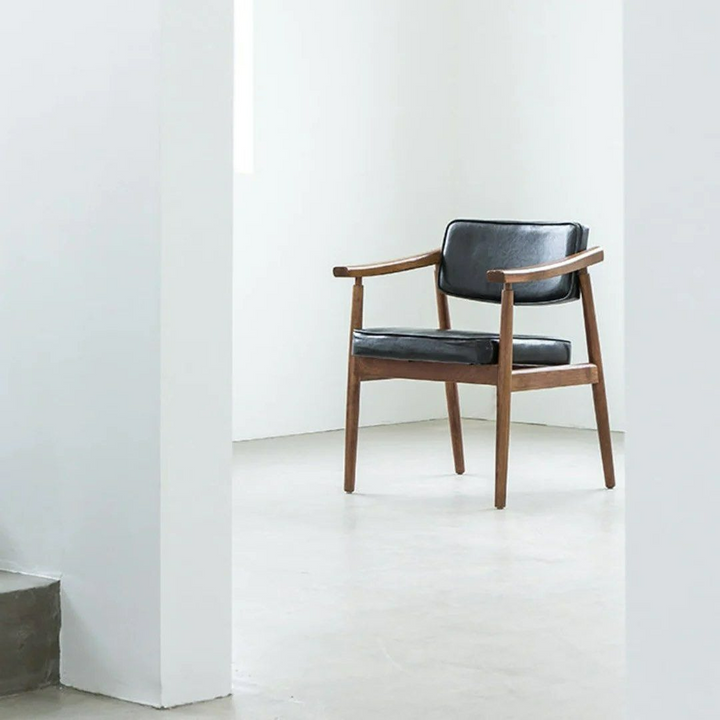 WINIFRED Upholstered Solid Wood Armchair