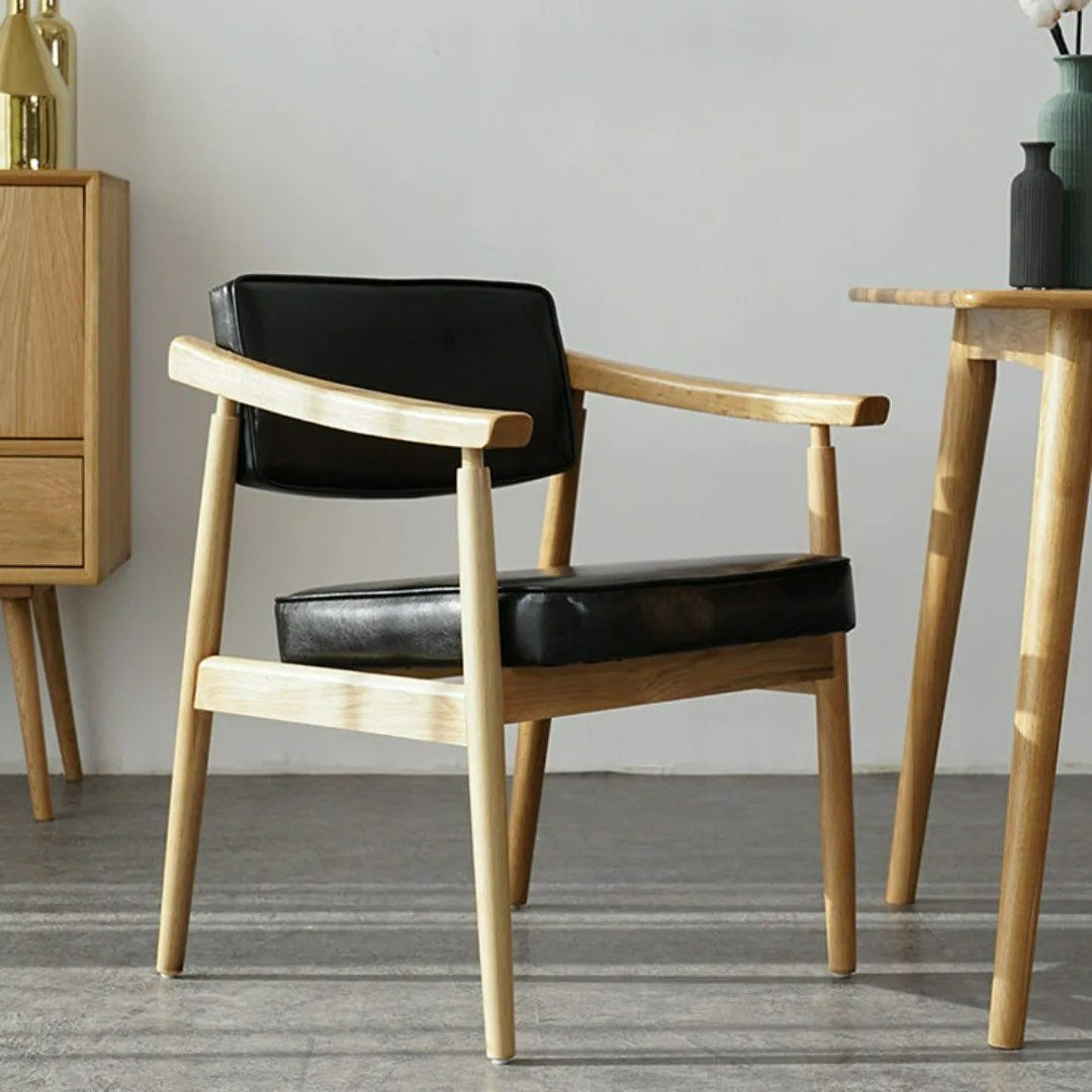 WINIFRED Upholstered Solid Wood Armchair